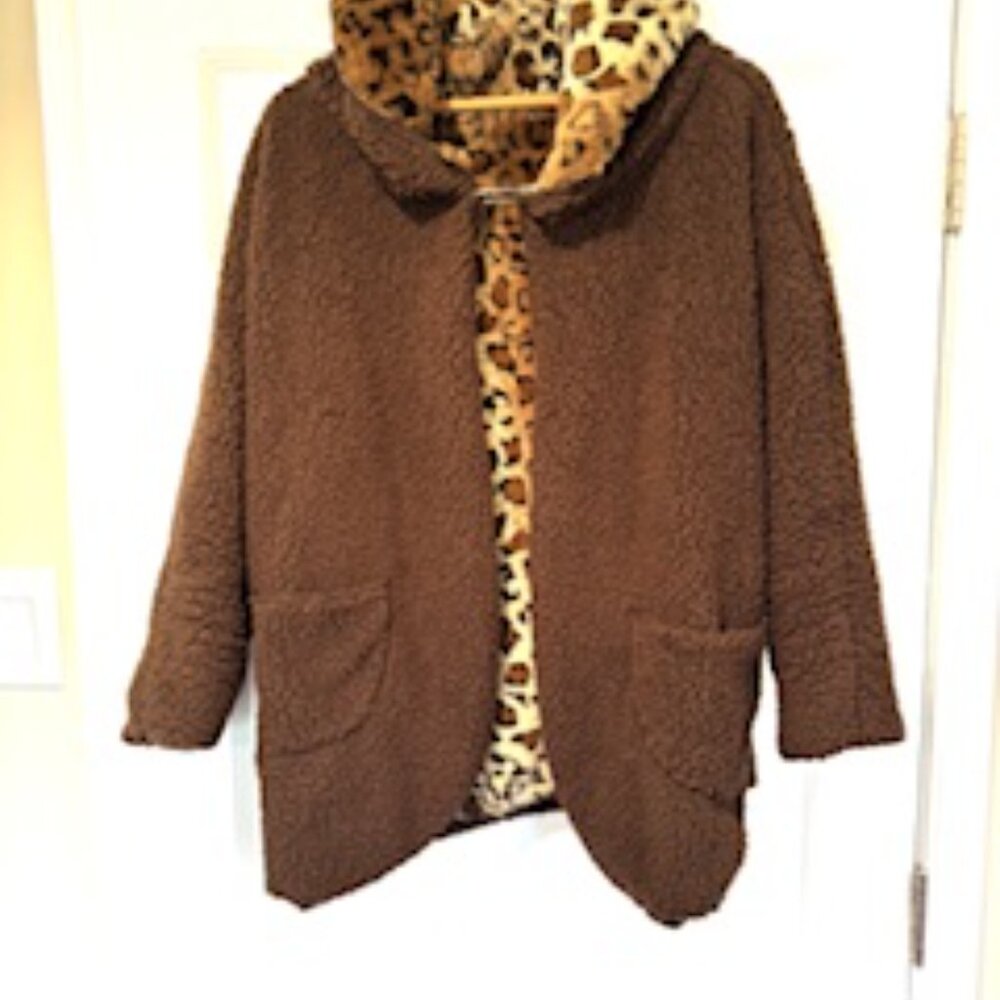 Unique Reversible Animal Print Cloak